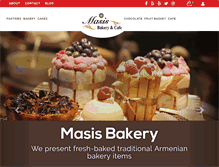 Tablet Screenshot of masisbakery.com